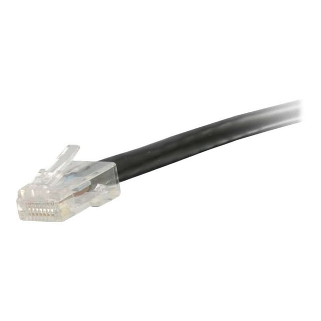 C2G 15ft Cat6 Ethernet Cable - Non-Booted Unshielded (UTP) - Black - Patch cable - RJ-45 (M) to RJ-45 (M) - 15 ft - 0.2 in - UTP - CAT 6 - black
