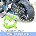thumbnail image 2 of Unique Bargains 1 Pcs Roue Arrière Lien vers le Bas Sangle Universelle de Transport de Moto Sangle de Roue Nylon Vert, 2 of 6