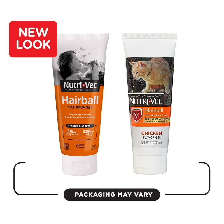 Nutri-Vet Hairball Chicken Flavor Paw-Gel for Cats Nutri-Vet Hairball Chicken Flavor Paw-Gel for Cats