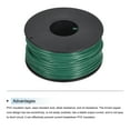 thumbnail image 3 of Uxcell 22AWG Stranded Wire Hookup 30M/100ft Green, Electrical Wire UL1007 Spool, 3 of 6
