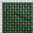 thumbnail image 4 of oneOone Tissu Flex Coton Vert Arbre Matériel de Robe Tissu Imprimé Tissu au Mètre 40 Pouces de Large, 4 of 5