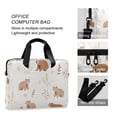 thumbnail image 4 of FORMRS 16" Laptop Bag Carrying Sleeve Case with Handle Travel Shoulder Briefcase, Gray Bears, 4 of 8
