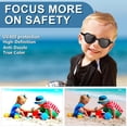 thumbnail image 4 of Baby Sunglasses with Strap Adjustable, Heart Shaped UV Protection Polarized Flexible Sunglasses for Toddler Infant Age 0-36 Months 0-3 Years, 4 of 7