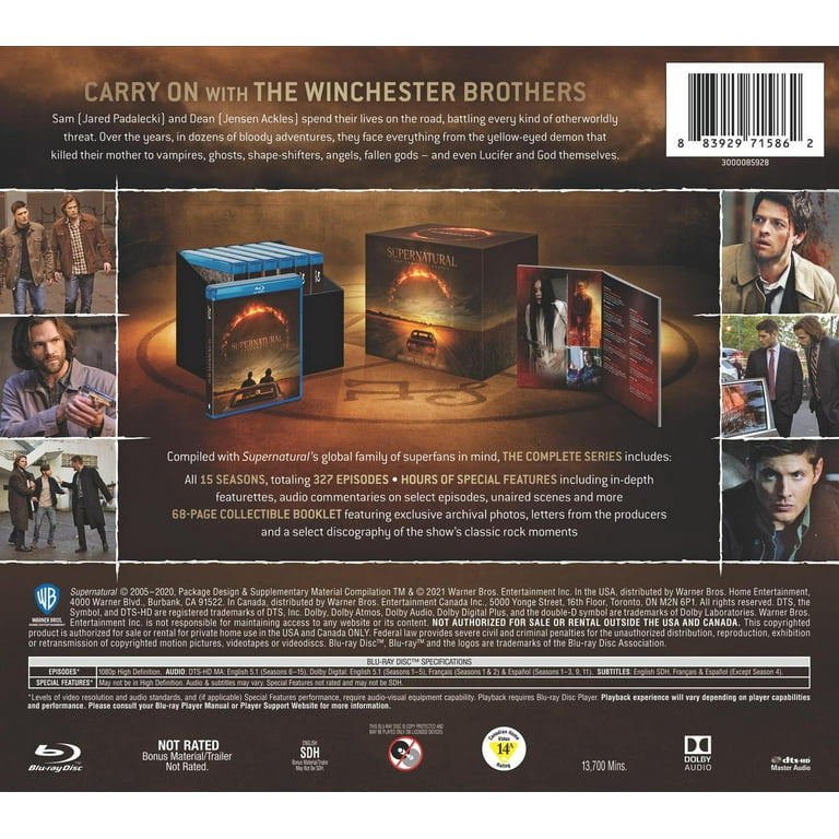 Warner Home Video Supernatural: The Complete Blu-ray Series Warner Home Video Supernatural: The Complete Blu-ray Series