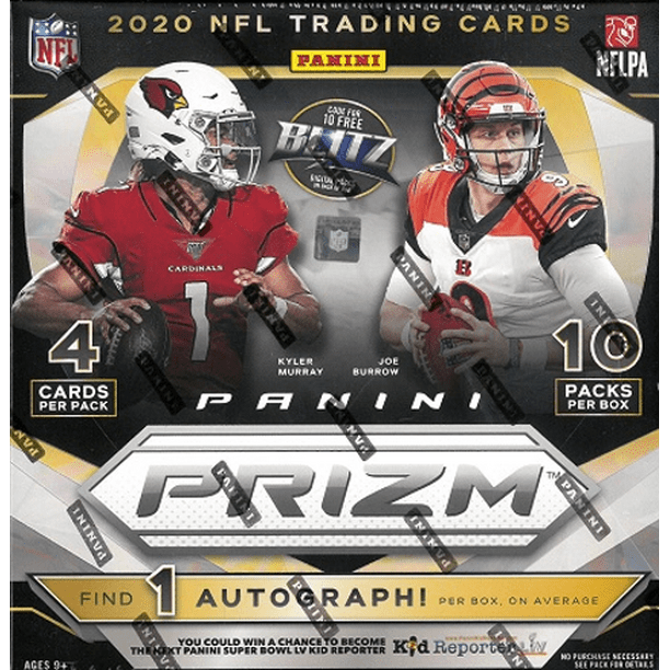 2020 Panini Prizm NFL Football Trading Cards Mega Box- Feat. Rookies Tua  Tagovailoa, Justin Herbert, Joe Burrow | 40 Cards