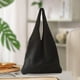 thumbnail image 4 of Bolso de mano tejido Hobo Negro jinwen para mujer de gran capacidad bandolera de playa, 4 of 8