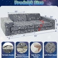 thumbnail image 4 of Kids Play Couch, Modular Toddler Glow Sofa for Playroom Bedroom，Imaginative Convertible Play Couch for Boys Girls.Gift for Kids.Spaceman, 4 of 8