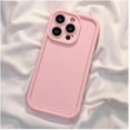 thumbnail image 6 of for iPhone 14 Plus case, Raised Edge Design, Double Protection for The Camera, Non-Slip, Shockproof, Dirt-Resistant, a Variety of Colors for Boys, Girls Phone case Trend Single -Light Pink, 6 of 7