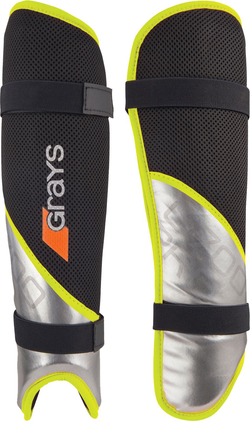£20.00 Grays Hockey G700 Shin Guards Black/Silver Size Extra Large Adults RRP 