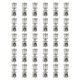 thumbnail image 3 of Silver Jewelry Closure 30Pcs Necklace Screw Buckles Ideal For Jewelry Making And Craft Projects With Simple Style, 3 of 4