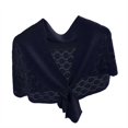 thumbnail image 4 of Shawl Wrap Versatile Outerwear Lace Knit Cape Lightweight Cardigan Sun Cover Up Jacket for Dresses to Cover Arm, 4 of 4