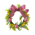 thumbnail image 3 of Outdoor Wreaths for Front Door Easter Wreath Decorations Artificial Flower Festive Wreaths Tabletop Candlestick Wreath Decorations Suitable For Indoor And Outdoor Easter Decorations, 3 of 7
