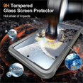 thumbnail image 3 of Compatible For Samsung Galaxy S25 Magnetic Case PC+TPU Phone Cover with Tempered Glass Screen Film, 3 of 5