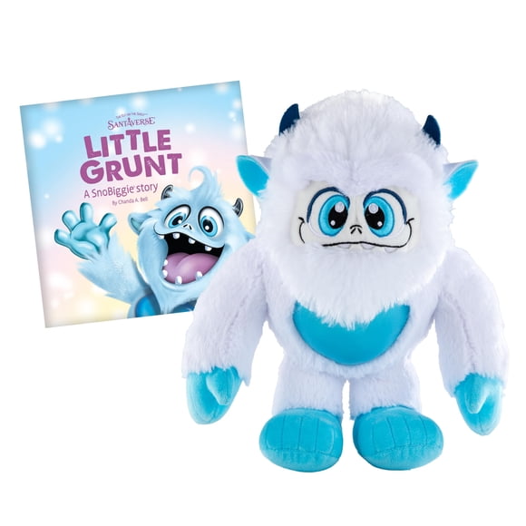 The Elf on the Shelf SnoBiggie Little Grunt Yeti - Peluche abrazable de 12 pulgadas con libro de cuentos - de The Creators of The Elf on the Shelf.