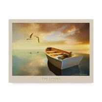 Trademark Fine Art 'The Lovers Boats' Canvas Art by Carlos Casamayor