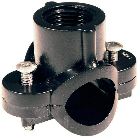 Orbit Saddle Tee Fitting - Poly Saddle Tee - 3/4x1/2PL