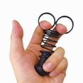 thumbnail image 2 of 2 pinzas de acero con agarre de metal, entrenador de resistencia para dedos, herramientas de entrenamiento de ejercicio de fuerza pesada para fitness (negro), 2 of 5