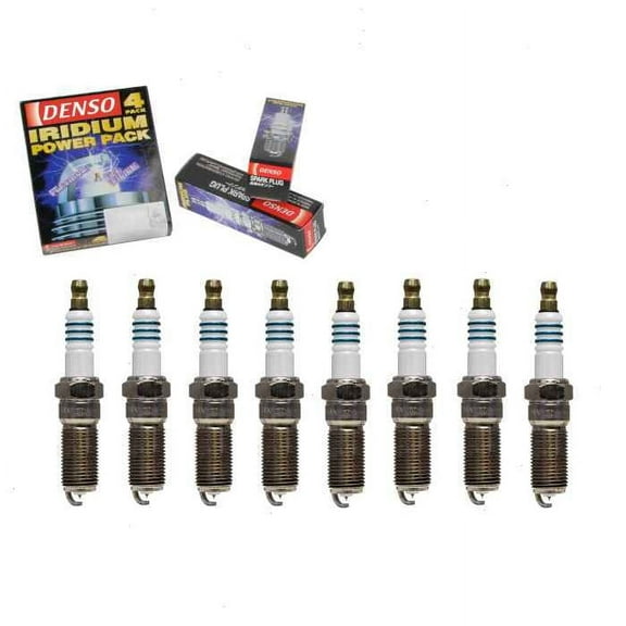 8 pc DENSO Iridium Power Spark Plugs compatible with GMC Yukon XL 5.3L 6.2L V8 2015-2017