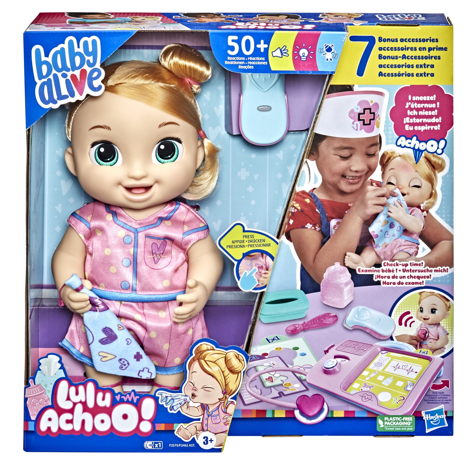 Baby Alive Lulu Achoo Doll Bonus Pack Interactive Doctor Play Toy Blonde Hair Walmart Com Baby Alive Lulu Achoo Doll Bonus Pack Interactive Doctor Play Toy Blonde Hair Walmart Com