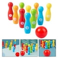thumbnail image 1 of WASHWEPE Bowling Ball Set for Toddlers Bowling Game Toys Assorted Color 1 Set, 1 of 8