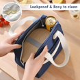 thumbnail image 4 of Bolsa de almuerzo ZHAOCHENG con aislamiento para hombres bolsa de mano fácil de limpiar adecuada para niños azul, 4 of 5