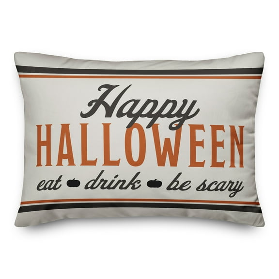 Creative Products Happy Halloween 20 x 14 Indoor / Outdoor Pillow