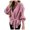 Pink, variant on Vedolay Women's Casual jackets Women's Casual Work Clothes Open Front Long Sleeve Fashion Slim Fit with Pockets,Pink 3XL