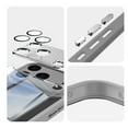 thumbnail image 2 of ELEHOLD Case for iPhone 17 Pro Max, Clear Shockproof Hybrid Phone Case with Built-in Camera Lens Protector,Gray, 2 of 6