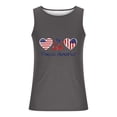 thumbnail image 3 of UVEASISHA 4th of July Shirts for Men Tank Top,Mens USA Flag Stars and Stripes 4th of July Tank Tops Retro Muscle 1776 Sleeveless Shirt American Flag Tank Tops for Men 2025 Dark Gray, 3 of 3