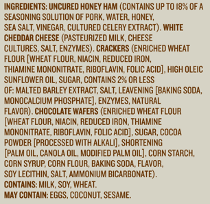 Greenfield Honey Ham & Cheese Lunch Kit 2.9oz