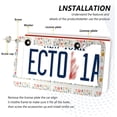 thumbnail image 4 of Coolnut Wild Flower License Plate Frames 2 Packs,License Plate Covers,Universal Aluminum Tag Frame for Front and Rear Car Tags161 Home Decor, 4 of 7