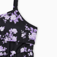 thumbnail image 3 of PatPat Family Matching Sets Black Short Sleeves Tee or Drawstring Front Shirred Back Strap Satin Slip Dress, 3 of 7
