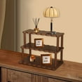 thumbnail image 6 of FashionCha Desktop Rack Display Bamboo Elegant Makeup Organizer for Dining Room Counter Brown, 6 of 9