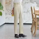 thumbnail image 4 of Pantalones de traje de negocios de pierna ancha para hombre, pantalones drapeados fluidos para hombre, pantalones vintage de verano 2024, finos, informales, económicos, nuevos, 4 of 5