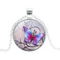thumbnail image 2 of Guodhu Butterfly’s necklace for women, Vintage Times Butterfly’s Pendant Necklace Fashionable Alloy Jewelry with Delicate Details - Birthday, Party, Gift Idea for Her, 2 of 5