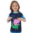 thumbnail image 3 of George Pig Boys Short Sleeve Pajamas Blue Sizes 2T-8, 3 of 6