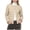 Beige, variant on Airy Down Jackets for Women, Short Wavy V-Neck Quilted Winter Coat, Warm Casual Outerwear for Going Out and Travel, Sizes S-XXL