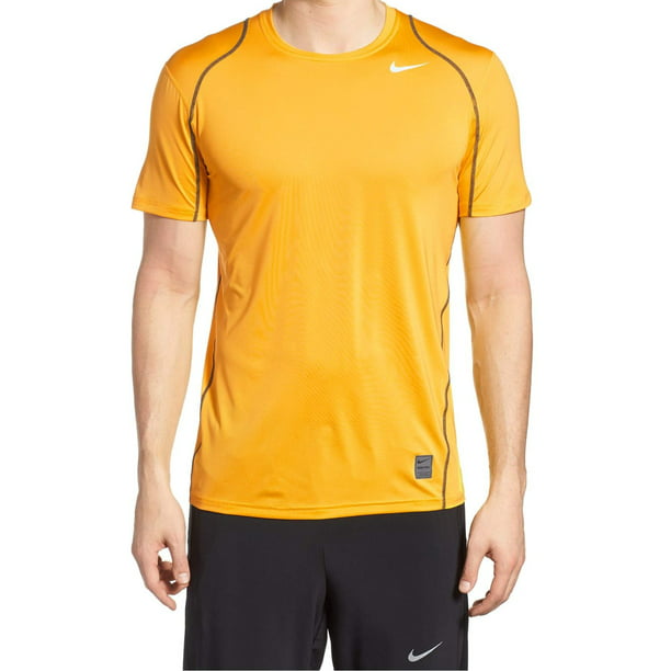 Nike - NEW Yellow Men's Size Medium M Fitted Dri-Fit Athletic Shirt ...