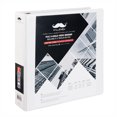 thumbnail image 1 of Moustache PVC 3-Hole View Binder, Letter Size, White - 2" D/3" D, 1 of 6
