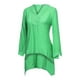 thumbnail image 5 of ICHUANYI Clearance Women's Summer Fashion Long Sleeves V-Neck Cotton Line Loose Shirt Blouse(Green, M) ICHUANYI WER2023081013706, 5 of 9