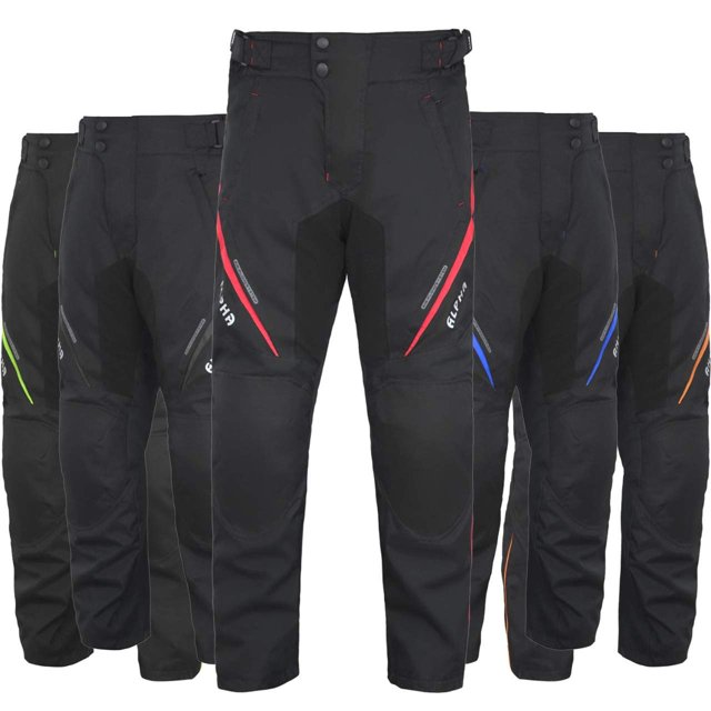 Pantalones de moto ALPHA CYCLE GEAR impermeables para todas