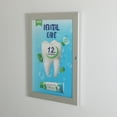 thumbnail image 2 of M&T Displays Enclosed Lockable Sealed Poster Showboard 36x48 Inches Silver Aluminum Noticeboard Bulletin Board For Office School Classroom Hospital Commercial Use, 2 of 8