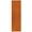 Orange, variant on Rugsotic Carpets Hand Knotted Wool Area Rug 2'6''x12' Orange Contemporary Runner Indoor Rug for Living Room, Bedroom Antimicrobial L00226