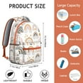 thumbnail image 6 of Vintage Tribal Pattern School Backpack for Student and Student, Comfortable Breathable Padding, Wear-Resistant Composite Oxford Cloth, Perfect for School, Hiking, and Daily Commute, 6 of 6