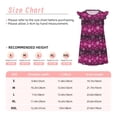 thumbnail image 3 of Gukieu Snowflakes And Christmas Print Girls' Flying Sleeves Nightdress, Round Neck Sleeveless Princess Dress, Nightgown and Home Clothes-X-Large, 3 of 6