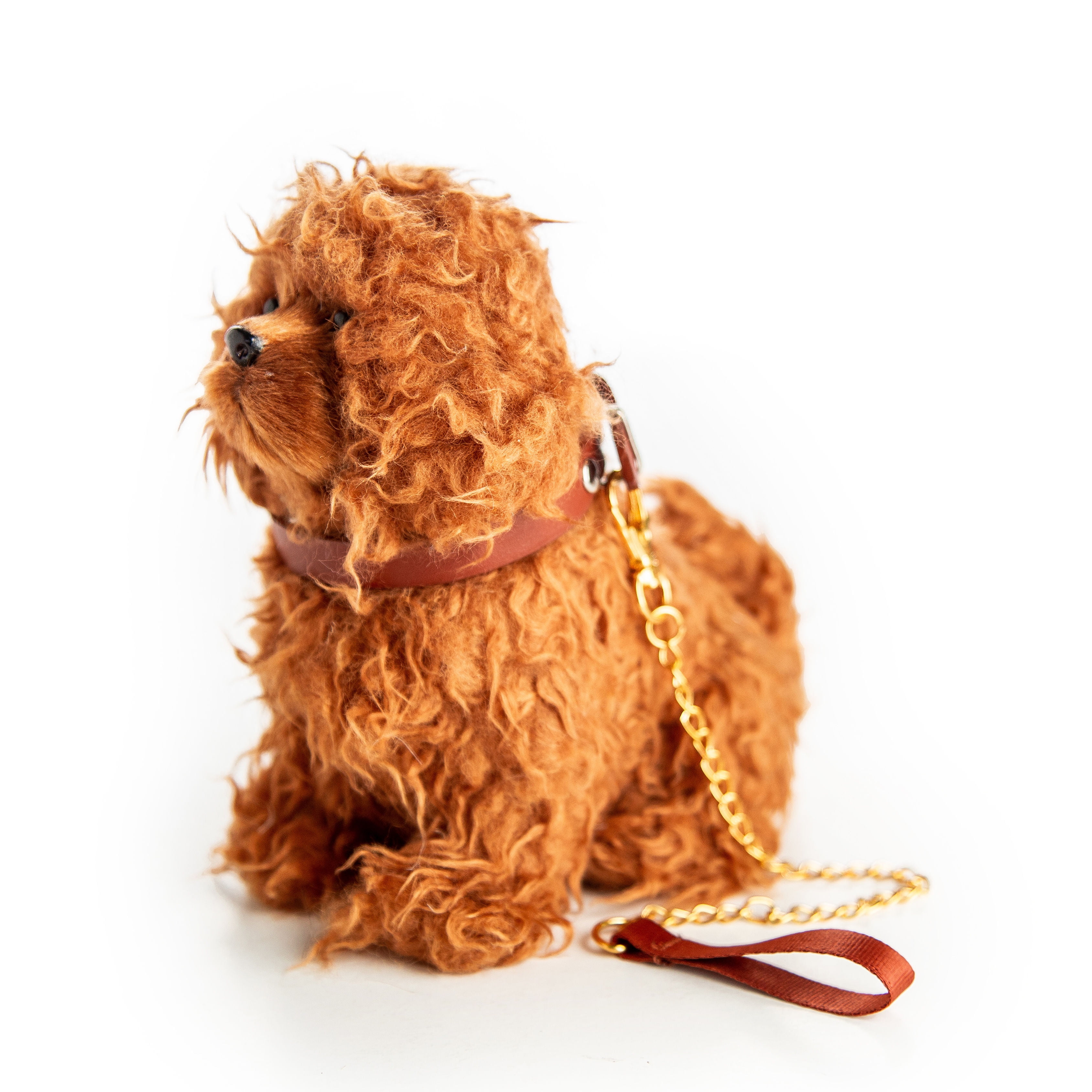 The Queen's Treasures 18" Doll Pets, Labradoodle Puppy Dog Pet Friend with Leash & Collar, Compatible for Use with American Girl Dolls