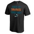 thumbnail image 2 of Men's Black San Jose Sharks Hometown Collection Local T-Shirt, 2 of 3