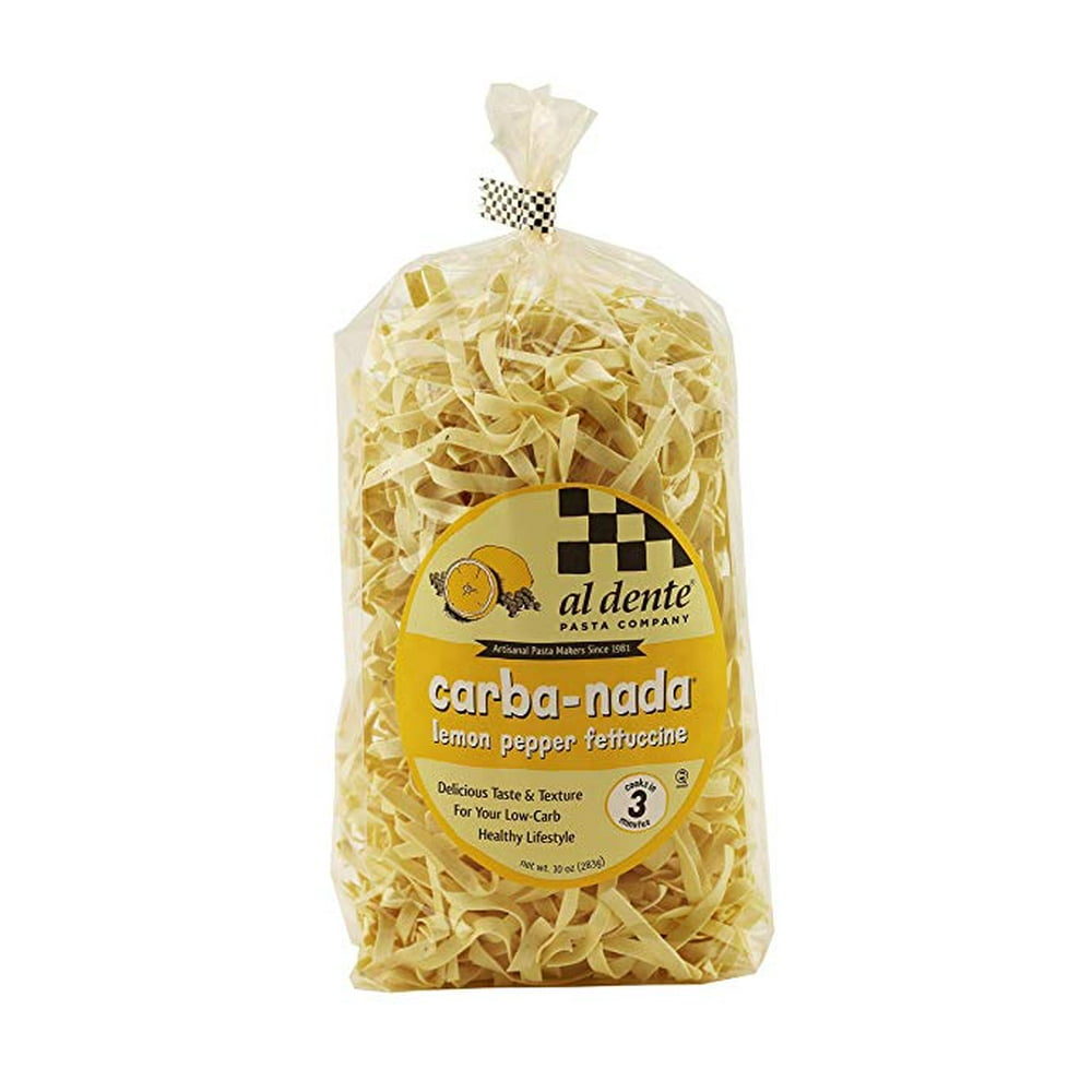 Al Dente CarbaNada Fettuccine, Low Carb Pasta, Low Carb Noodles