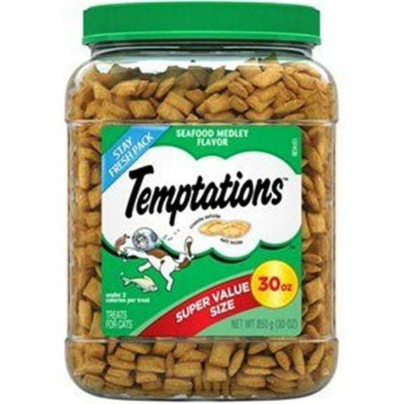 Mars Petcare US  30 oz Temptations Seafood Medley Flavor Cat Treats