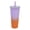 Gradient P-O, variant on LUSQI Durian Straw Tumbler Double Wall Insulated Plastic Cup Trendy Creative Large Capacity Water Bottle With Multi Colors
